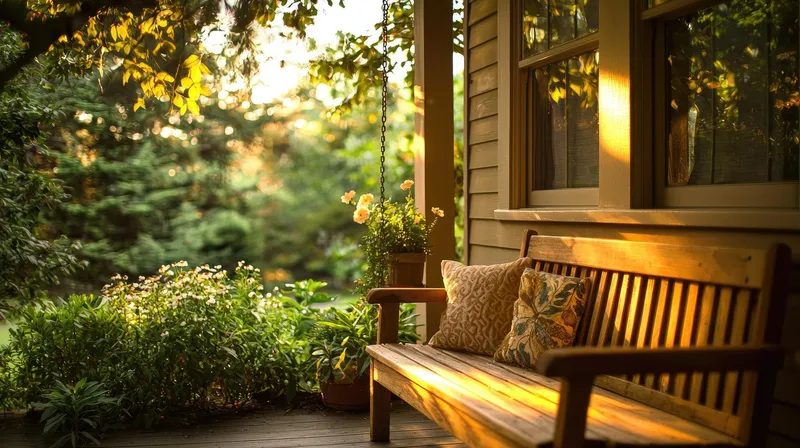 Jardín de un hogar geriátrico con zonas para caminar al aire libre